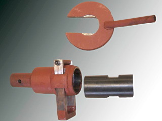 Brechvorrichtung mit Schlüssel