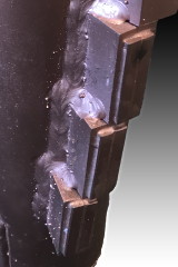 PCD Bohrkrone Typ ST3K Detailaufnahme